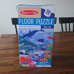Melissa & Doug Sea Life Floor Puzzle